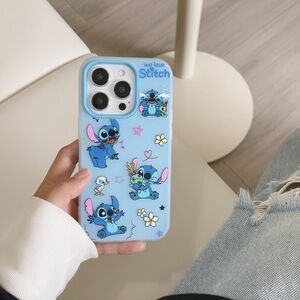 Stitch Themed Blue  Phone Case